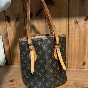 Louis Vuitton Monogram Bucket Petit Vintage
